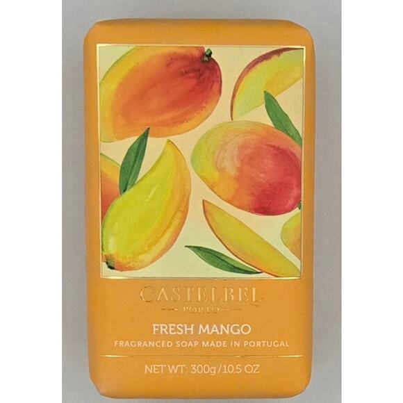 Castelbel Fresh Mango Fragranced Soap Bar 10.5 oz - Picture 1 of 11